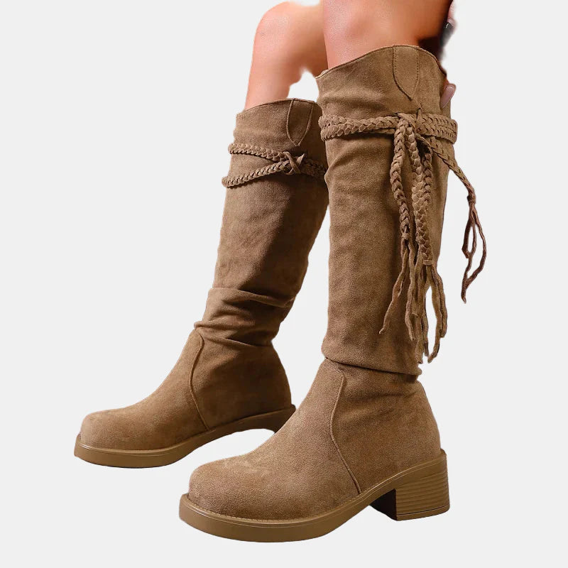 Vanessa | Chunky Heel Mid-Length Ankle Boots