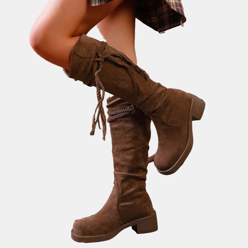 Vanessa | Chunky Heel Mid-Length Ankle Boots