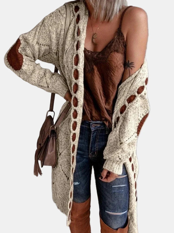 Lyra | Vintage Knit Hooded Cardigan