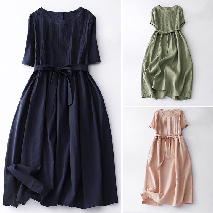 Sofia Amoretti Retro Pleated Dress