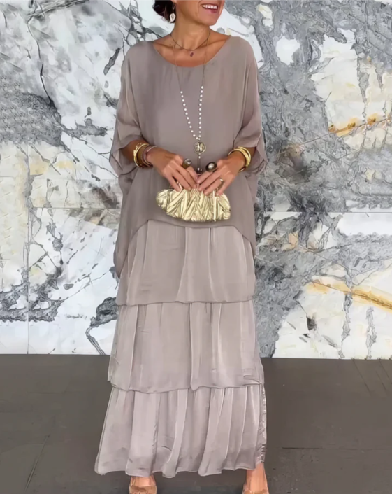 MINA | CLASSY STOMACH-CONCEALING MAXI DRESS