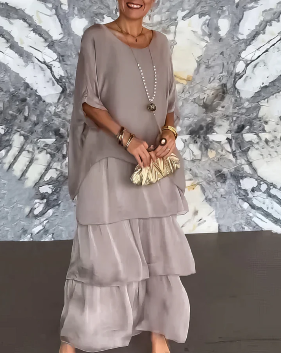 MINA | CLASSY STOMACH-CONCEALING MAXI DRESS