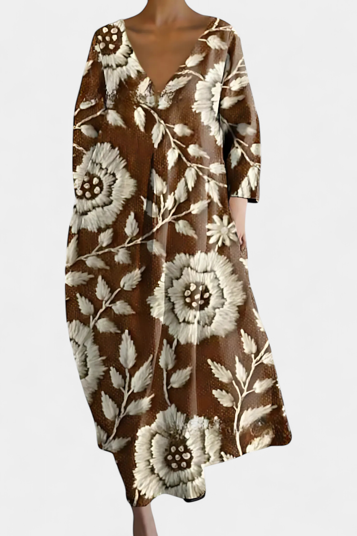 Aurora | Comfortable V-neck Dress