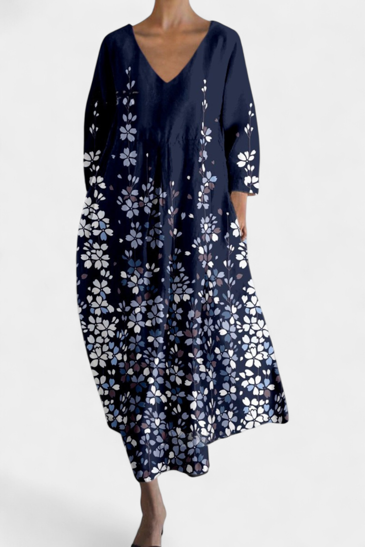 Aurora | Comfortable V-neck Dress