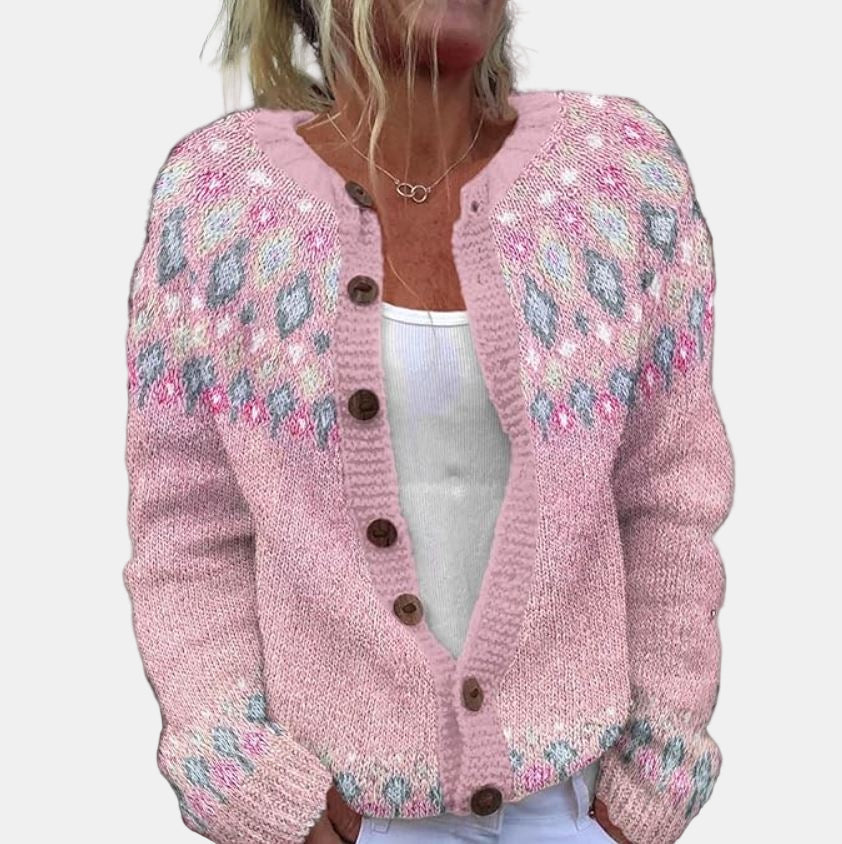 Clarissa | Pink Comfort Cardigan