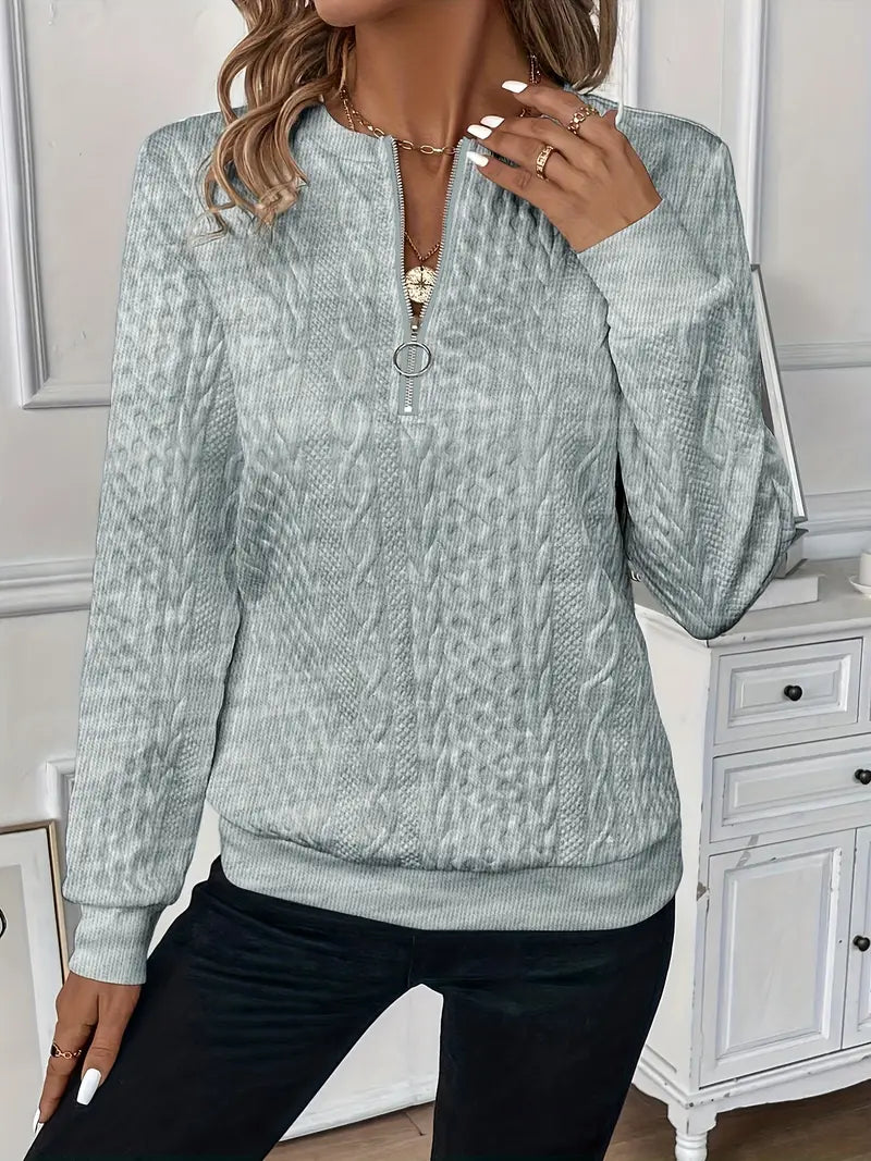 AMELIA | Cozy Zipper Sweater