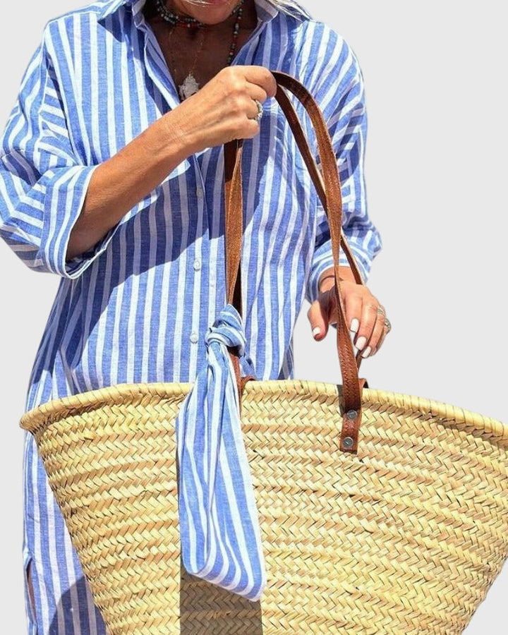 Deborah | Classic Striped Dress