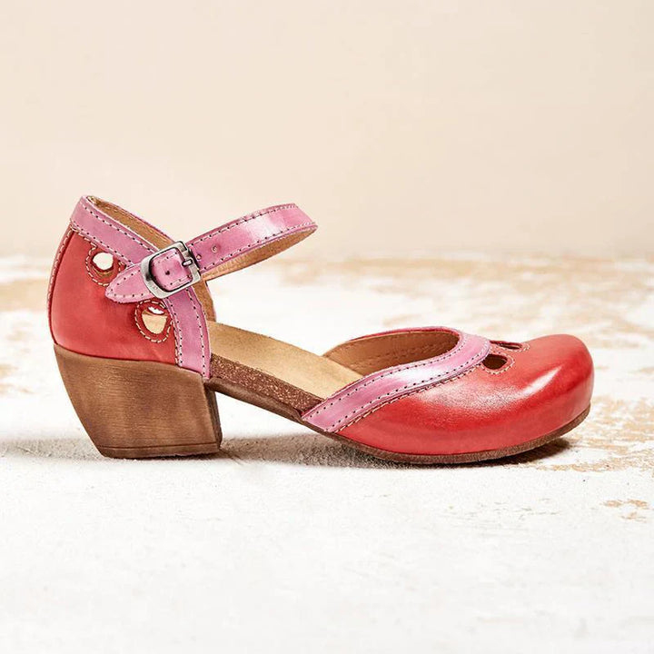 Liora | Comfortable Low-Heeled Sandals