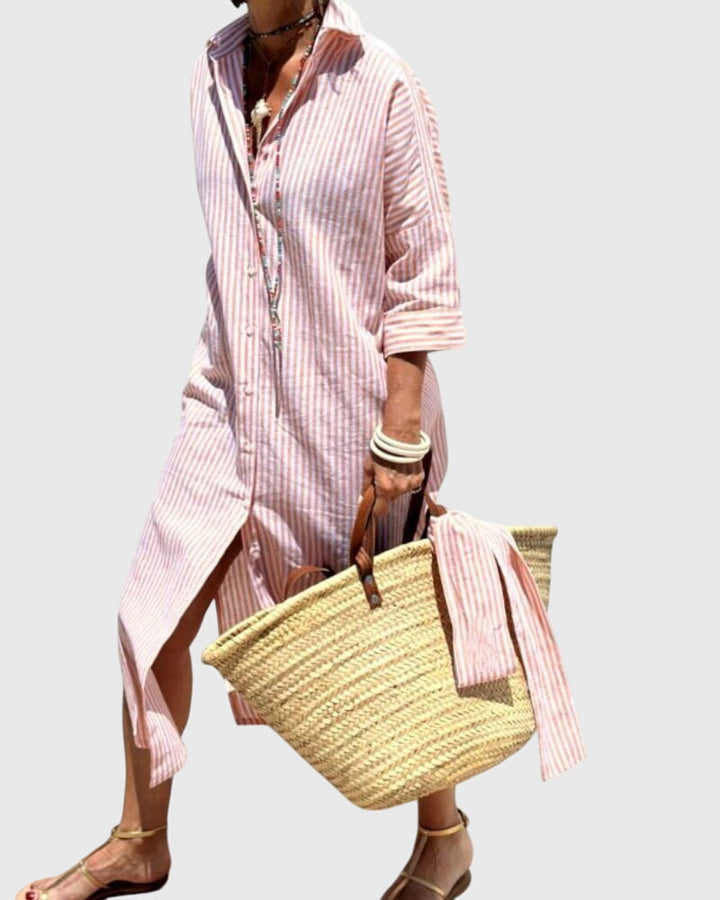 Deborah | Classic Striped Dress