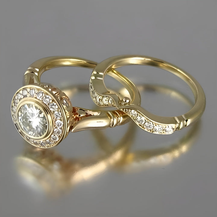 KLARISSE | TIMELESS GOLD RING SET