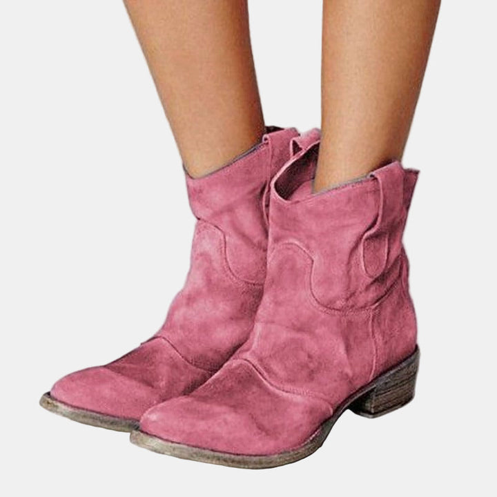 Noelle | Ridge Suede Western Boots