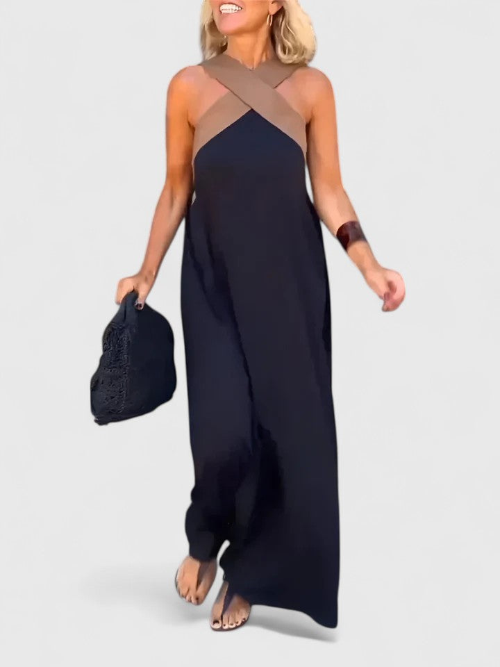 Elena | Elegant Crossback Dress