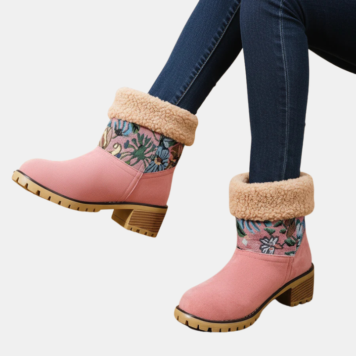 Denise | Blocked-Heeled Ankle Boots