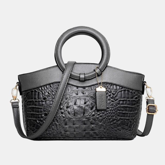 JAYE | STYLISH CROCODILE PATTERN HANDBAG