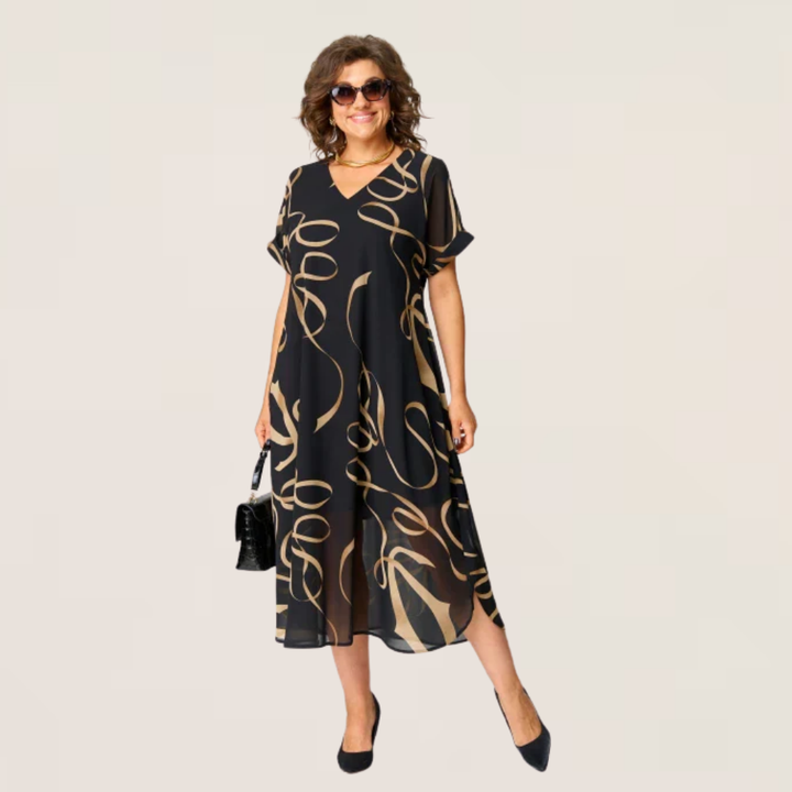 Hanna | V- Neck Flowy Summer Dress